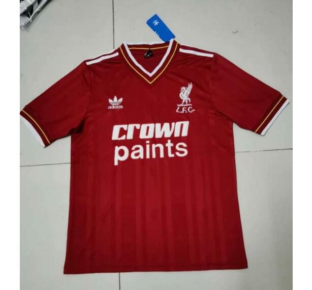 1985-87 Liverpool Retro Home Kit Soccer Jersey